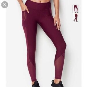 Victoria’s Secret Sport Total Knockout Tight Mesh Maroon. Size large.